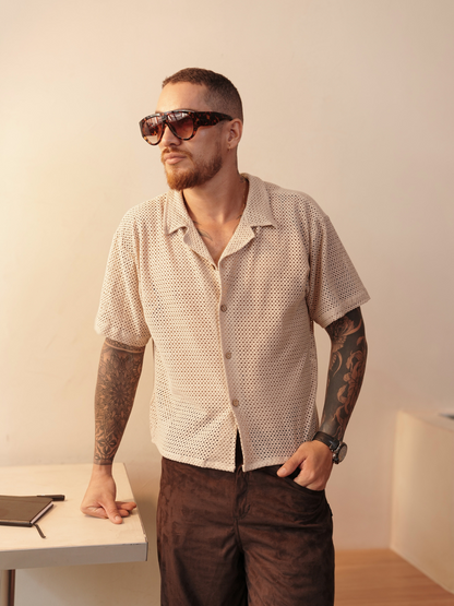 Camisa Napoleón V Cream