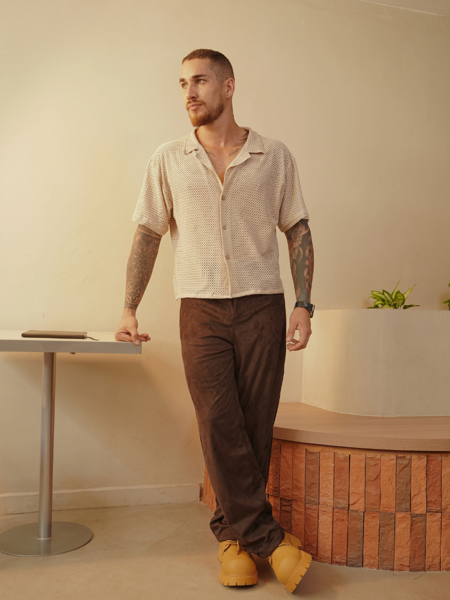 Camisa Napoleón V Cream