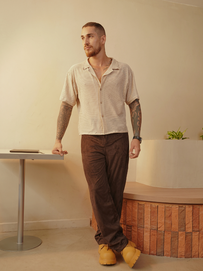 Camisa Napoleón V Cream