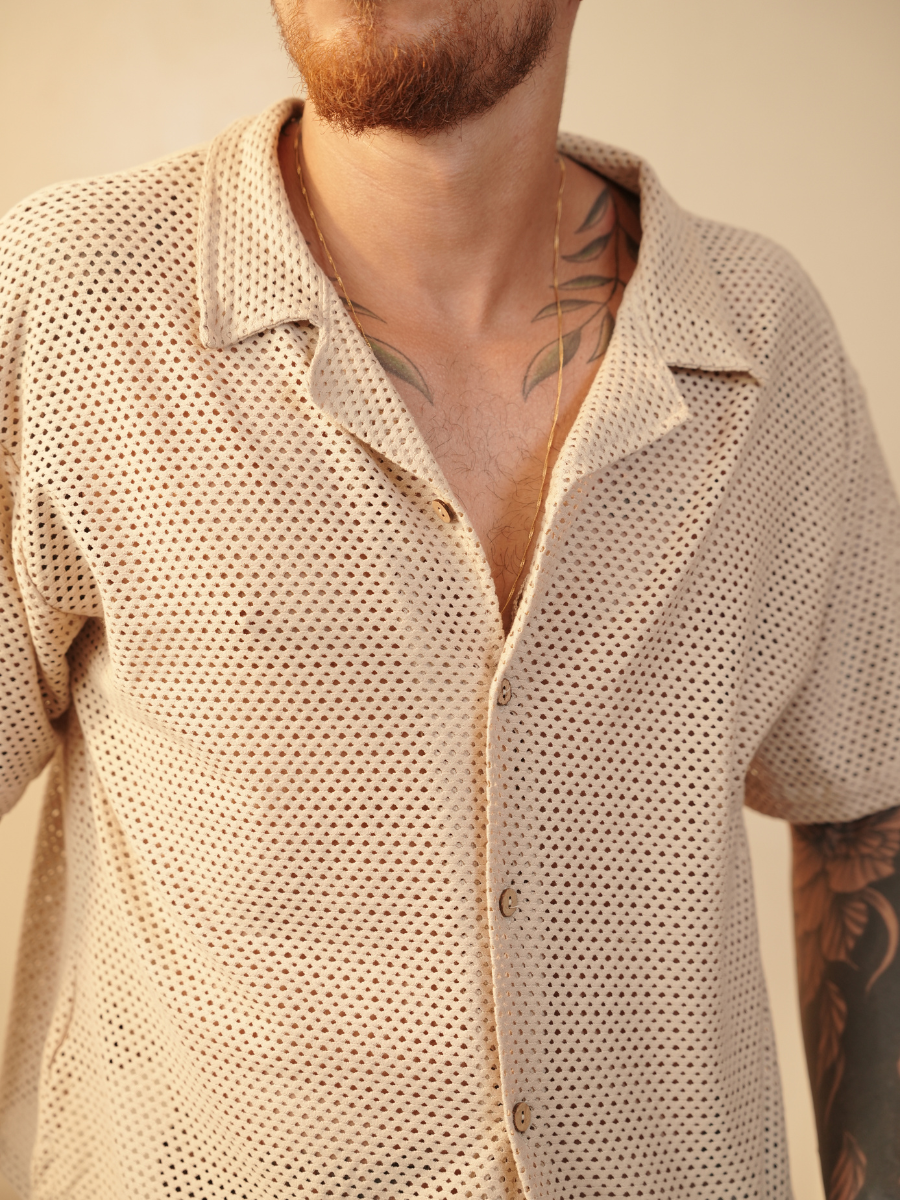 Camisa Napoleón V Cream