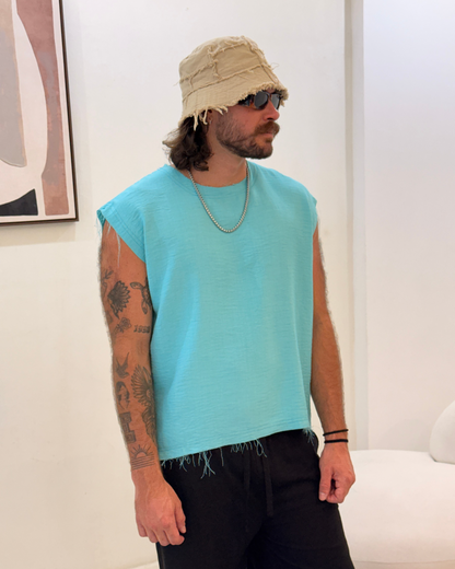 Camiseta ocaso Blue sky