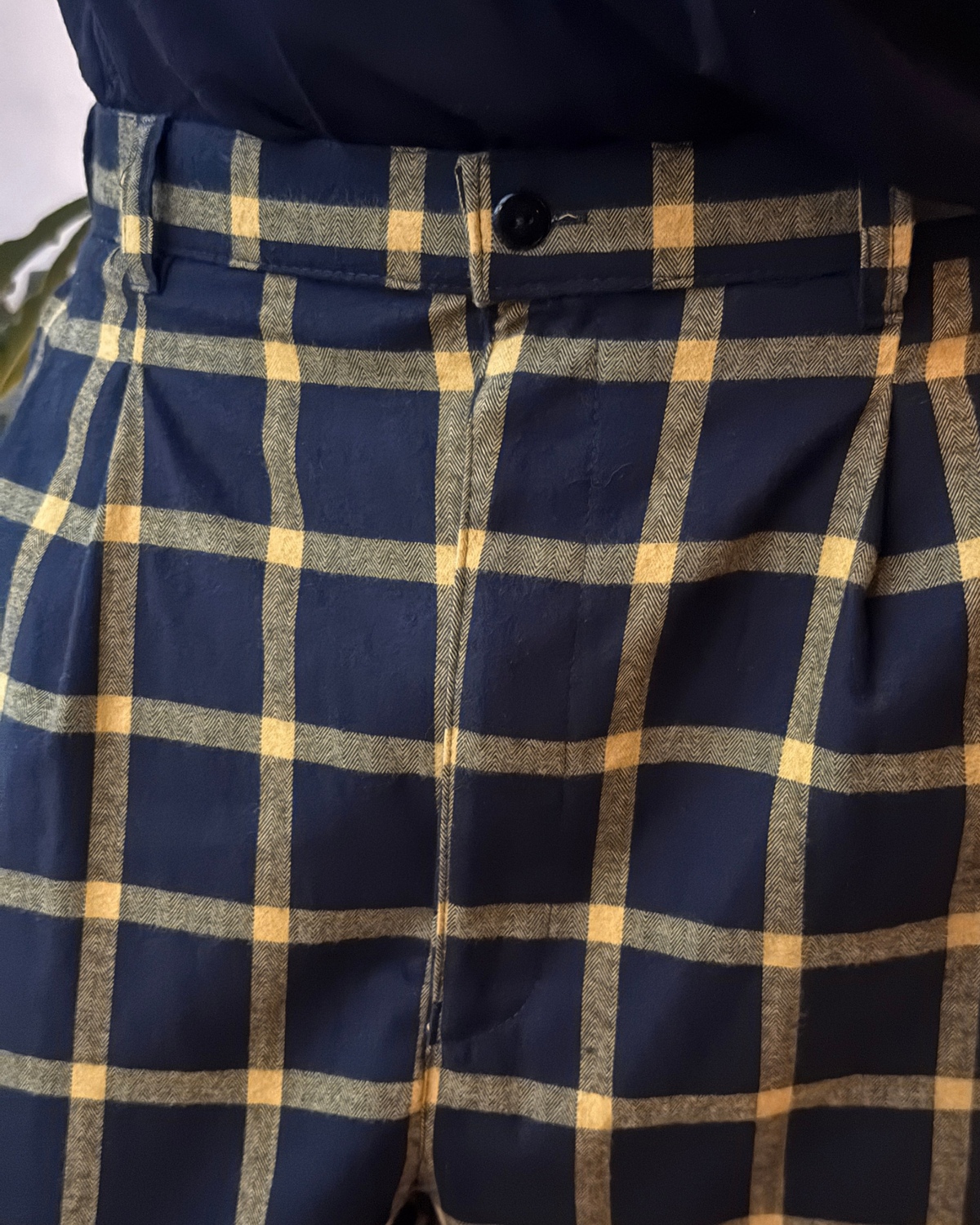 Pant boho cuadros
