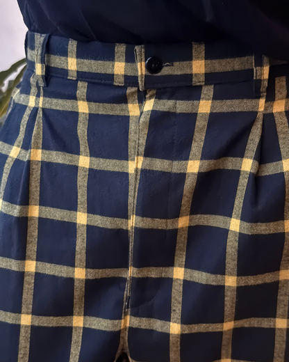 Pant boho cuadros