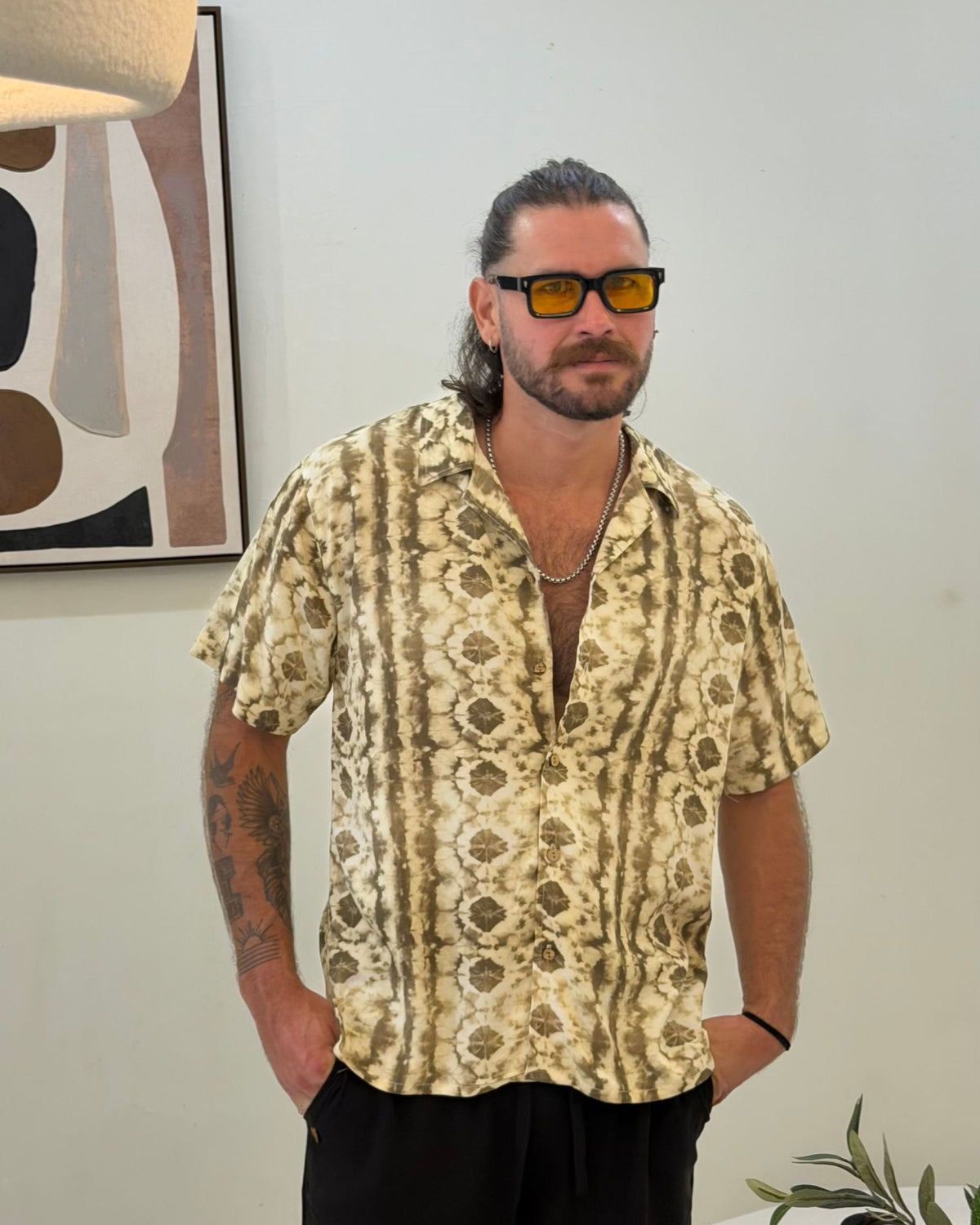Camisa 3/4 fractal