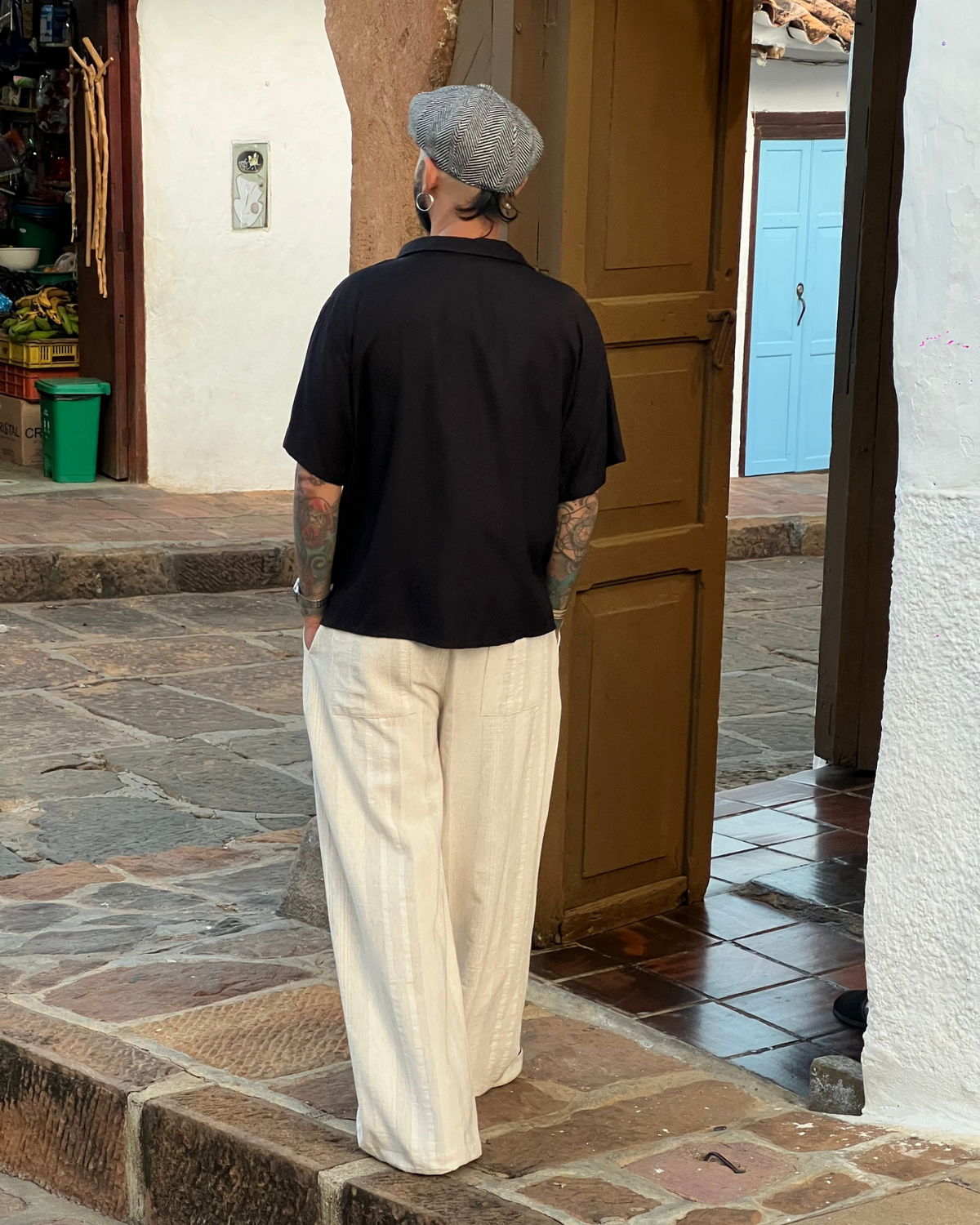 Pant bari beige textura