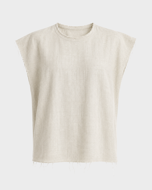 Camiseta ocaso crudo