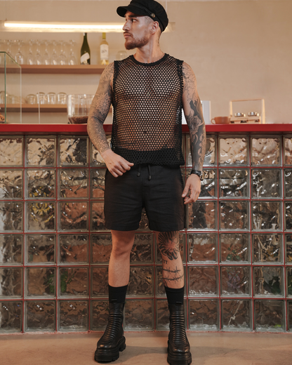 Camisilla mallatex black #2