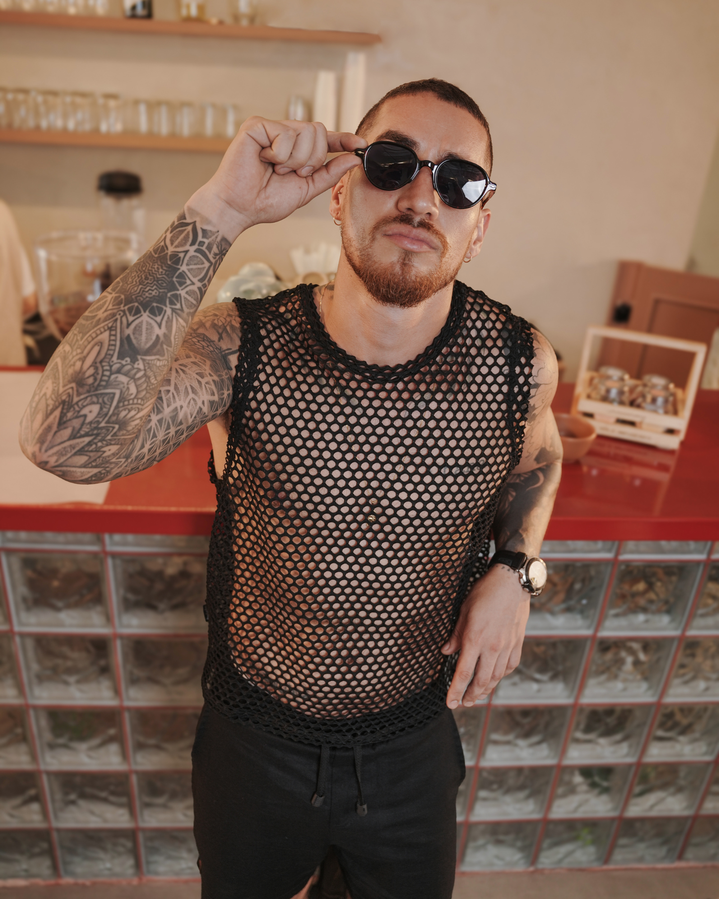 Camisilla mallatex black #2