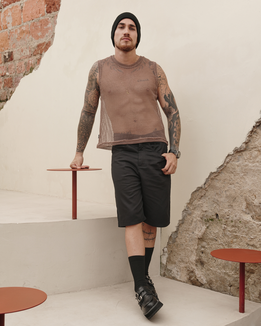 Camisilla mallatex Brown