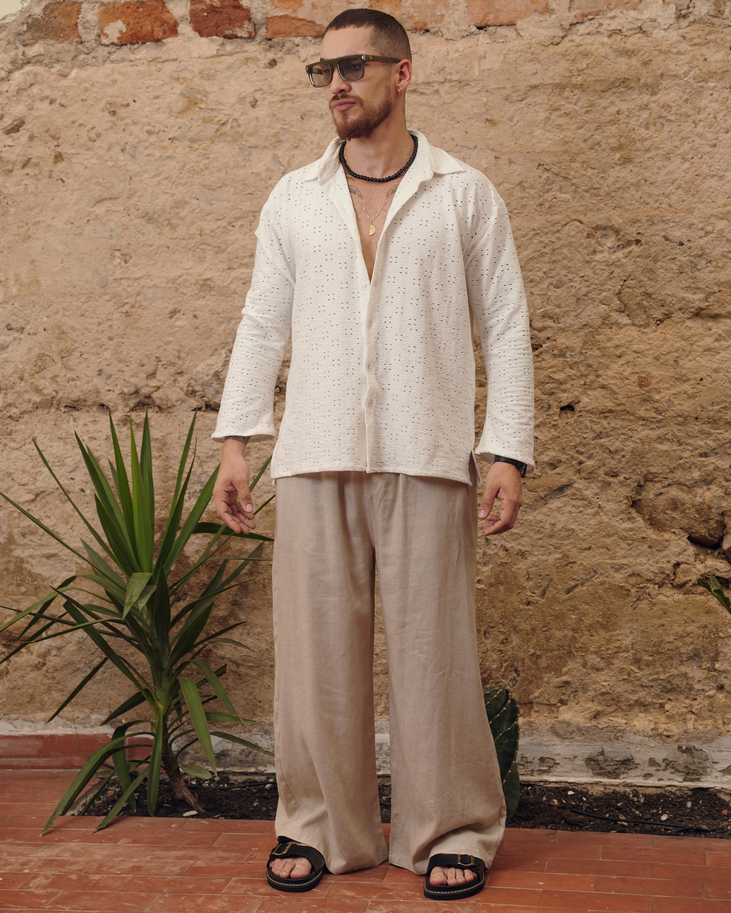 Camisa ojalillo white