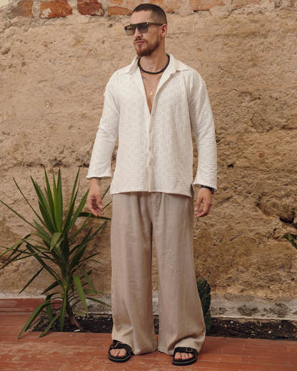 Camisa ojalillo white