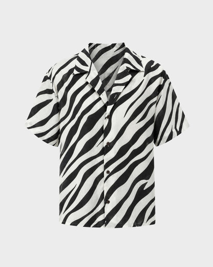 Camisa 3/4 cebra