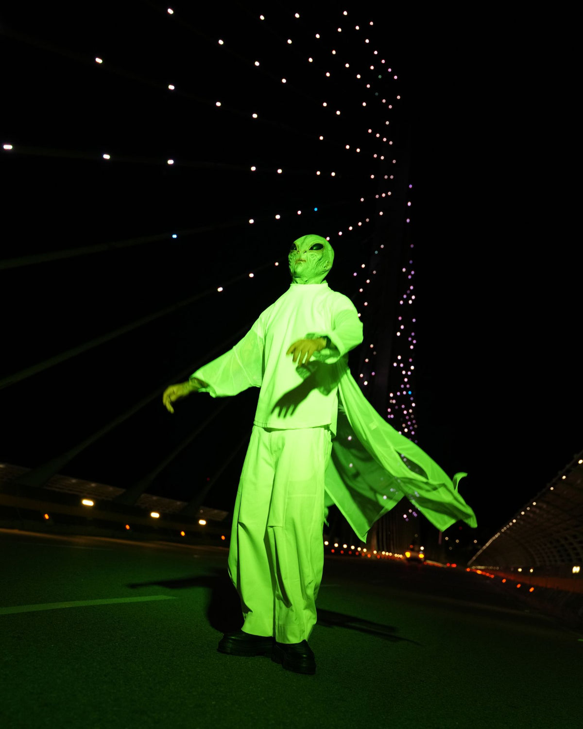 Kimono largo white