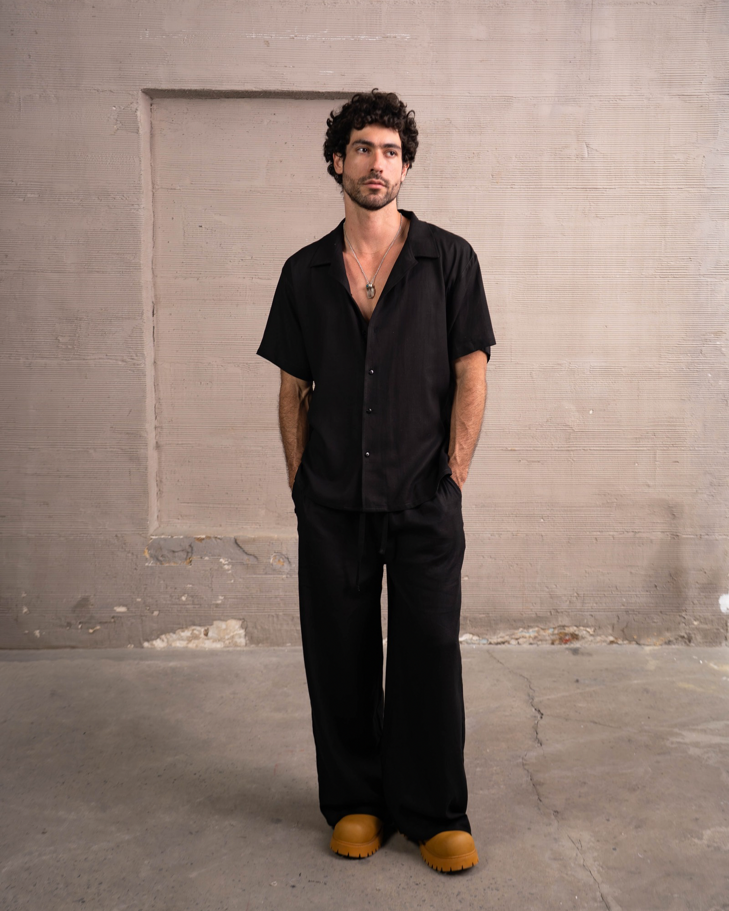 Camisa 3/4 black - LUCHADOR COLOMBIA