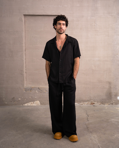 Camisa 3/4 black - LUCHADOR COLOMBIA