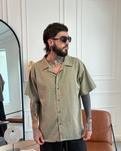 Camisa 3/4 grey Brown - LUCHADOR COLOMBIA