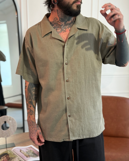 Camisa 3/4 grey Brown - LUCHADOR COLOMBIA