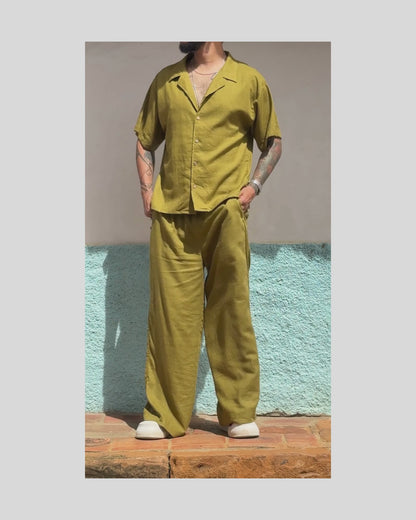 Camisa napoleon olive