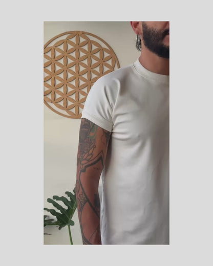 Camiseta 80’S marfil