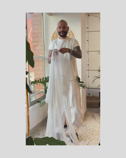 Kimono largo white