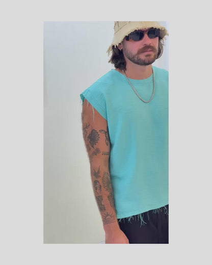 Camiseta ocaso Blue sky