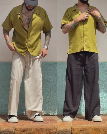 Camisa napoleon olive