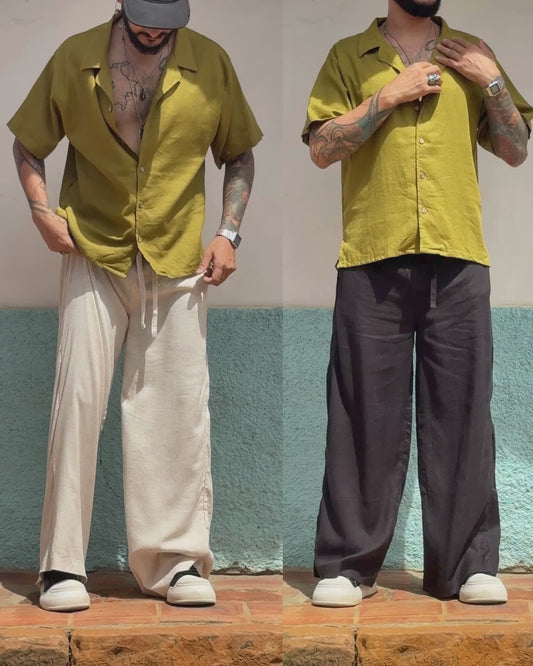 Camisa napoleon olive