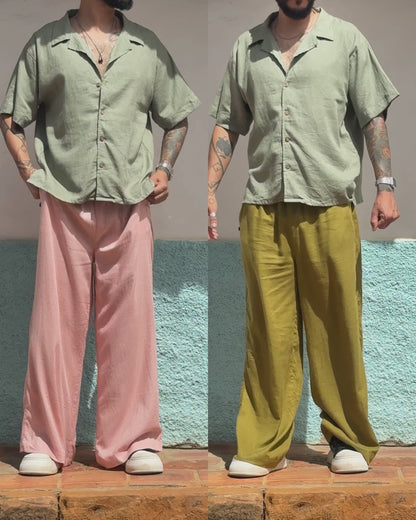 Camisa Napoleon Verde