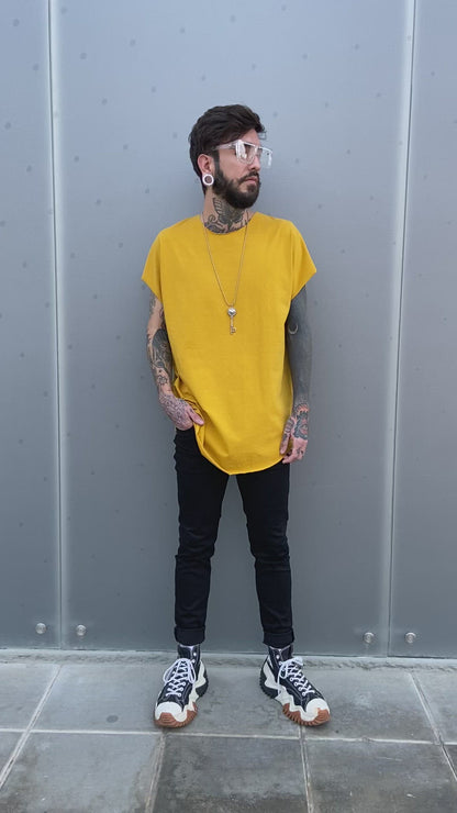 Camiseta ov mostaza