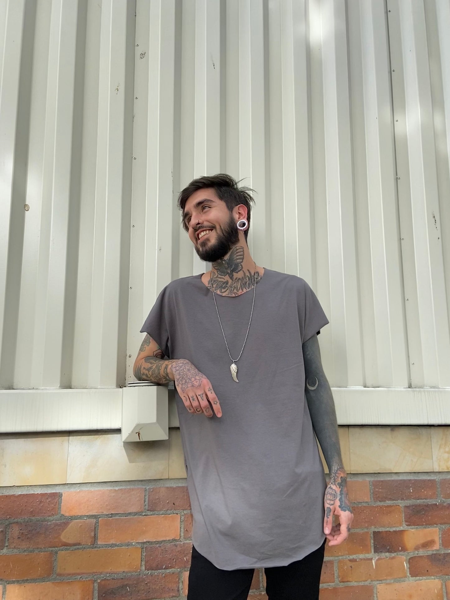 CAMISETA OV. GREY - LUCHADOR COLOMBIA